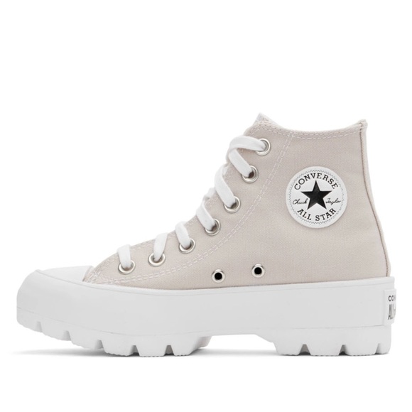 Converse Shoes - Chuck Taylor All Star Lugged High Sneakers Beige